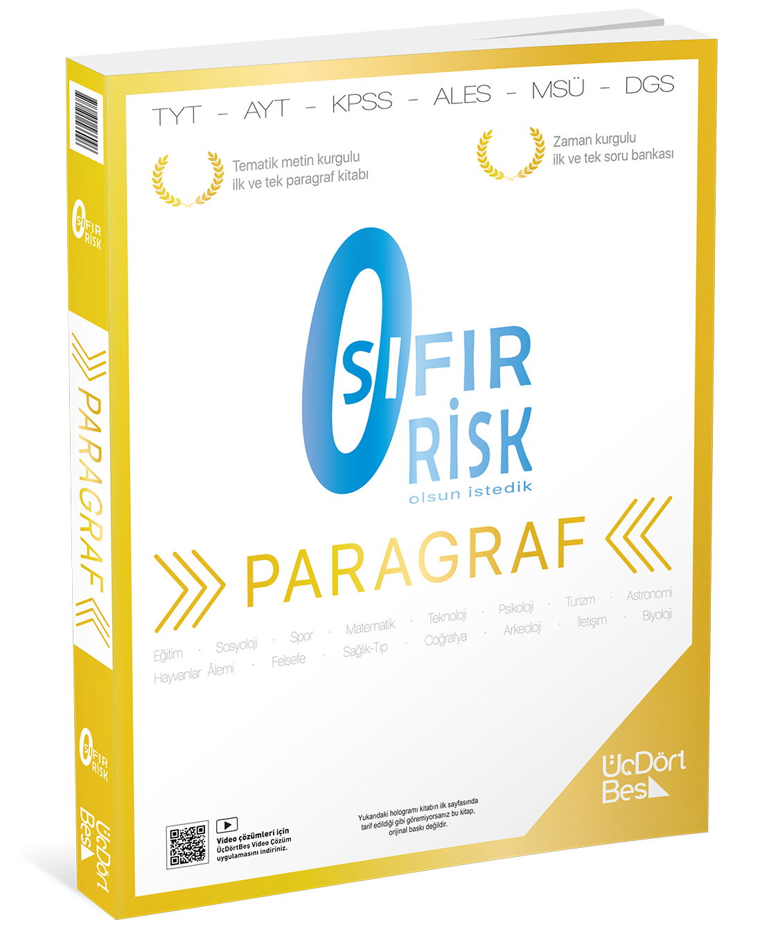 345 - 2026 Paragraf Sıfır Risk Üç Dört Beş Yayınları