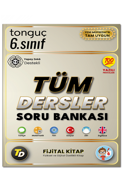 Tonguç 6. Sınıf Tüm Dersler Soru Bankası
