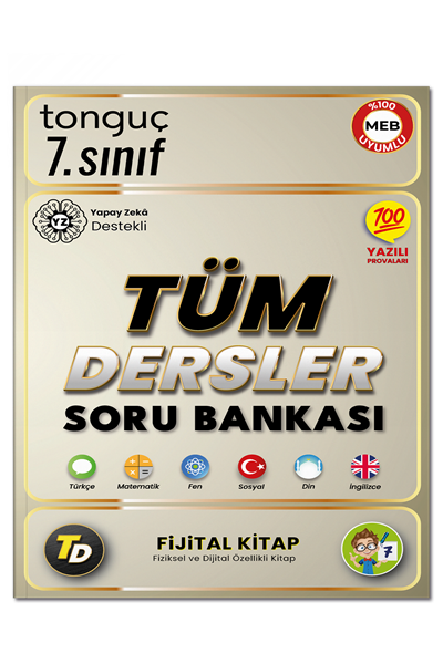Tonguç 7. Sınıf Tüm Dersler Soru Bankası