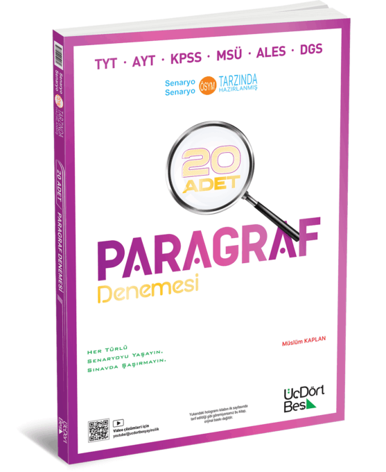 345 - 2026 Paragraf Denemesi 20'li