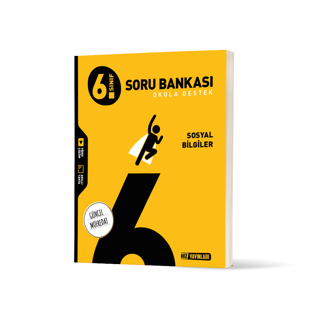 HIZ YAYINLARI 6. SINIF SOSYAL BİLGİLER SORU BANKASI