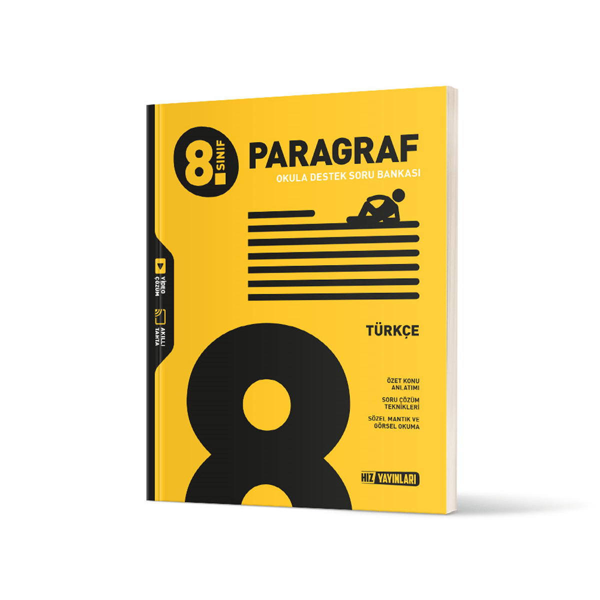 HIZ YAYINLARI 8. SINIF TÜRKÇE PARAGRAF SORU BANKASI