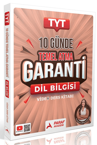 Paraf Akademi TYT Dil Bilgisi 10 Günde Temel Atma