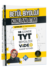 Betül Biyoloji Konu Anlatımı 28 Günde TYT Biyoloji Video Kamp Kitabı