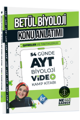 Betül Biyoloji Konu Anlatımı 54 Günde AYT Biyoloji Video Kamp Kitabı