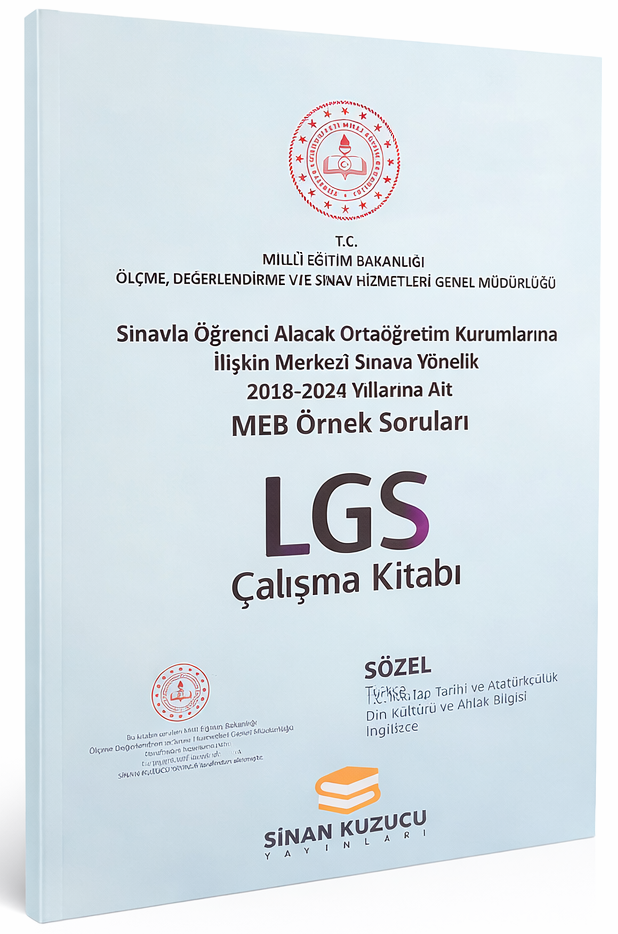2025 MEB Örnek Soruları Sözel Çalışma Kitabı Sinan Kuzucu Yayınları